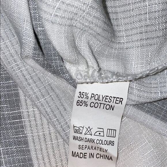 Casual Striped Button-Down Collared Shirt | Sz M (No Size Tag) - Picture 4 of 5